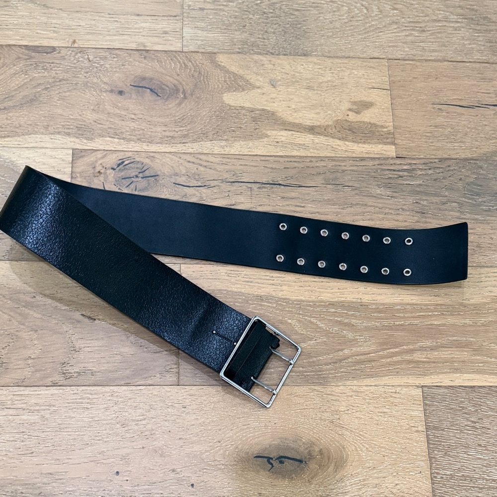 Black Leather Belt